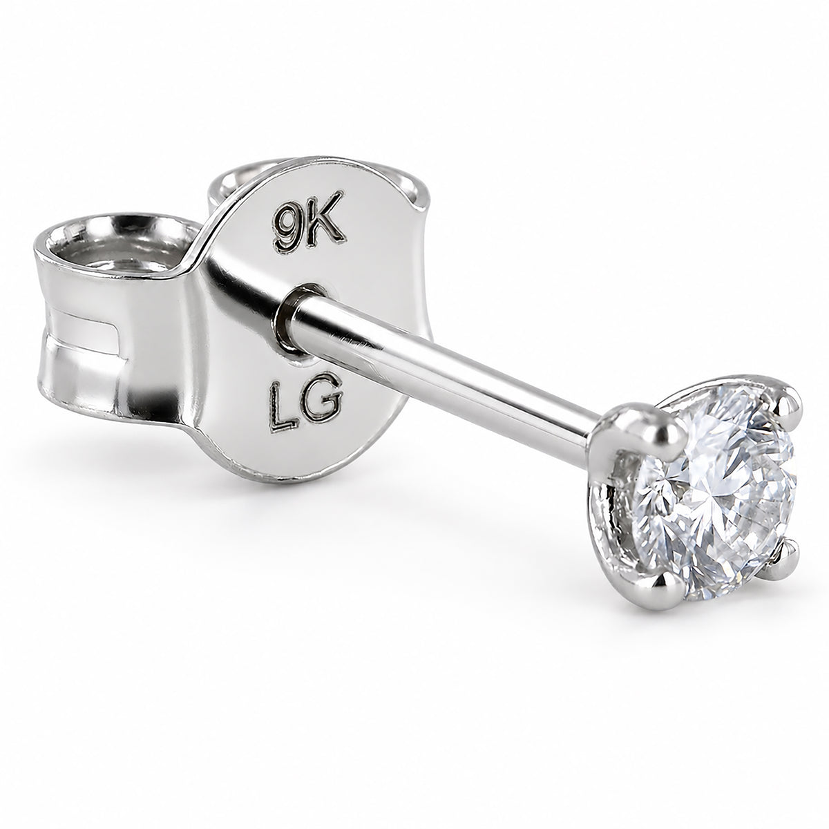 0.25ct Round Brilliant-Cut Lab-Grown Diamond Studs