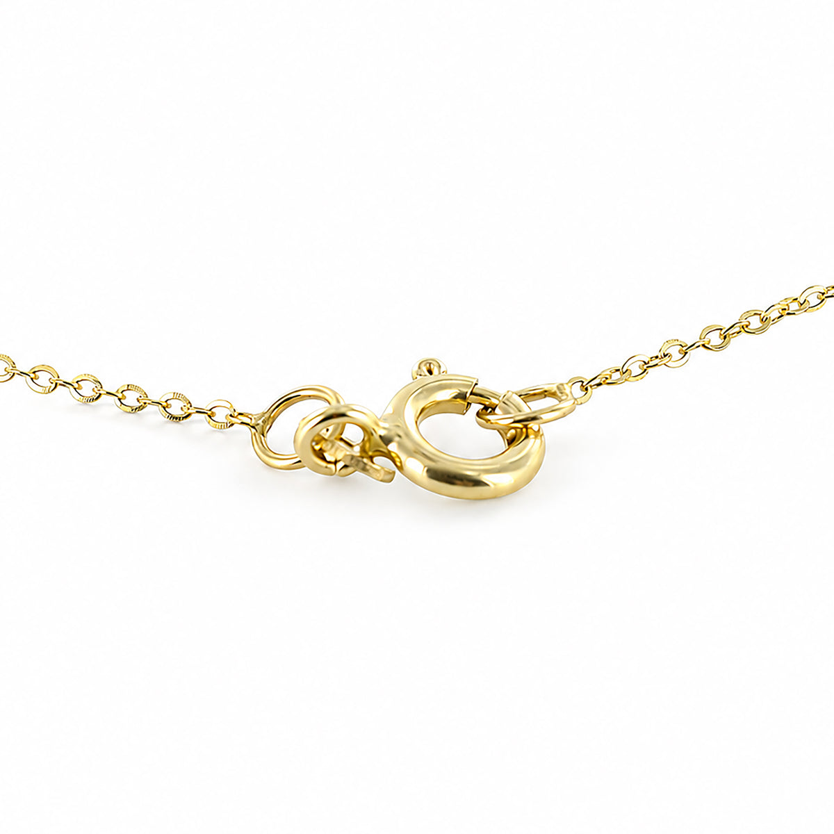 7 Clover Necklace 9ct Yellow Gold