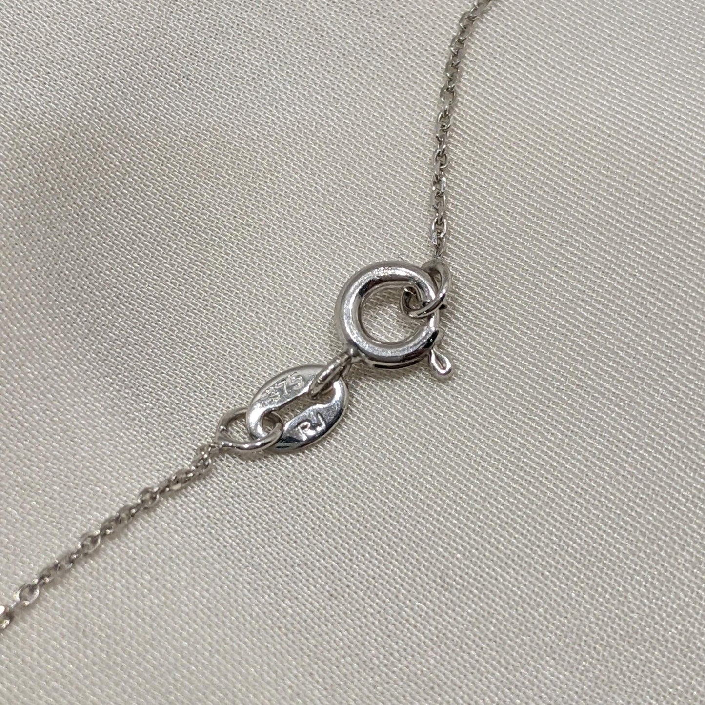 Diamond Circle of Life Necklace 9ct White Gold