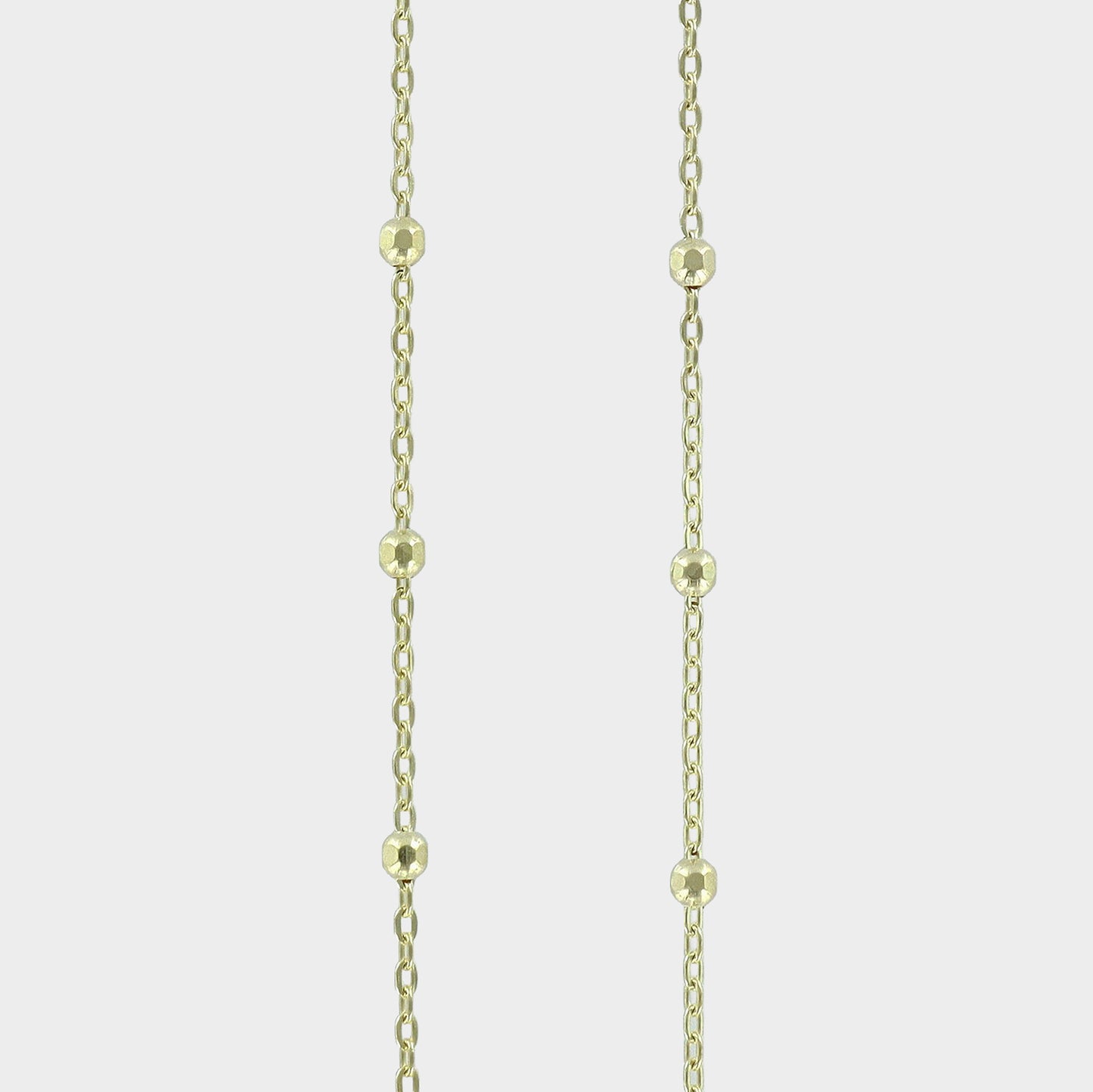 Disco Clover Necklace 9ct Yellow Gold