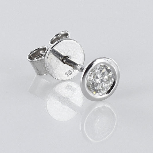 Rubover-Set Diamond Studs