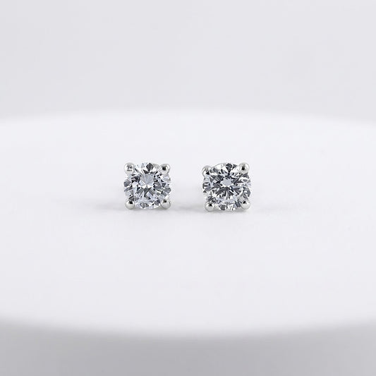 0.25ct Round Brilliant-Cut Lab-Grown Diamond Studs