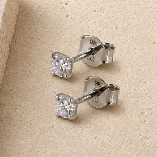 0.25ct Round Brilliant-Cut Lab-Grown Diamond Studs