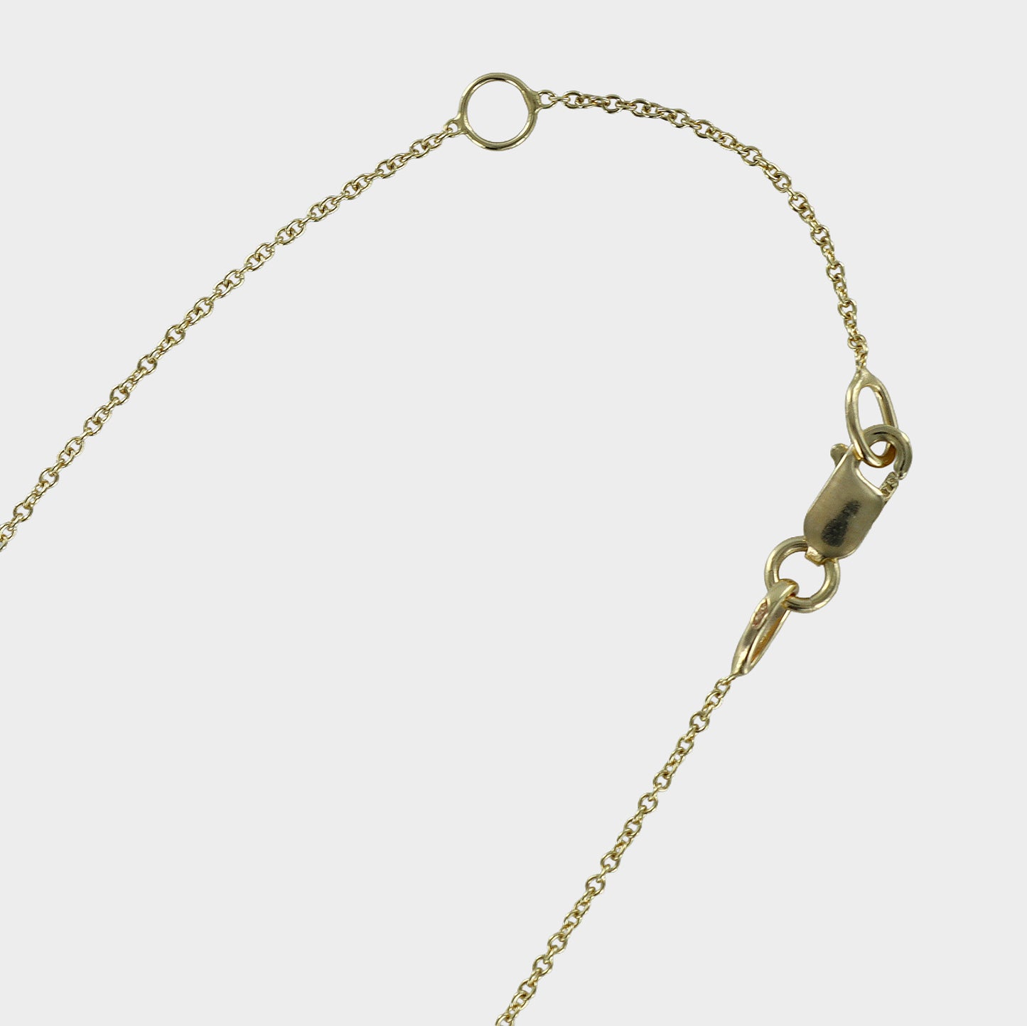 Diamond Motif Necklace 9ct Yellow Gold