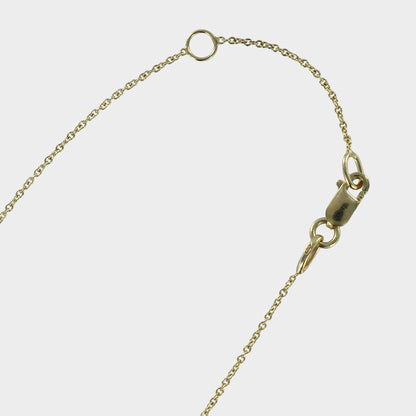 Diamond Motif Necklace 9ct Yellow Gold