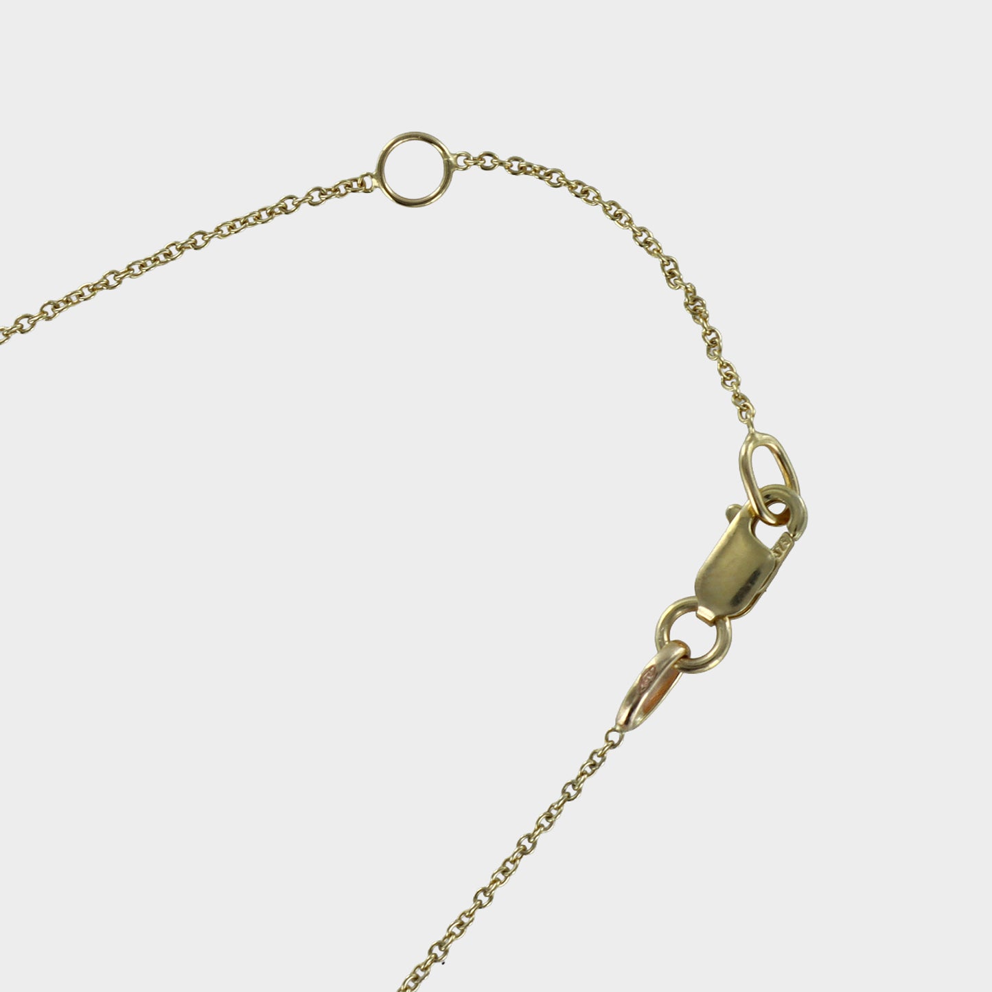 Minimalist Gold Disc Necklace 9ct Yellow Gold