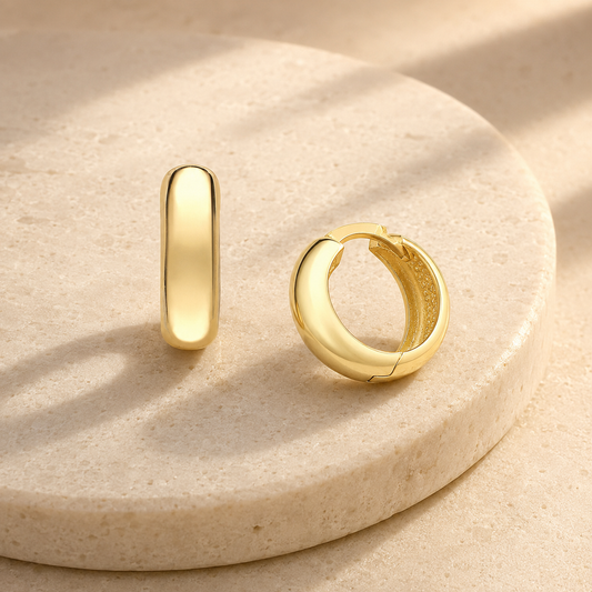 Huggie Earrings 9ct Yellow Gold