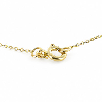 7 Clover Necklace 9ct Yellow Gold