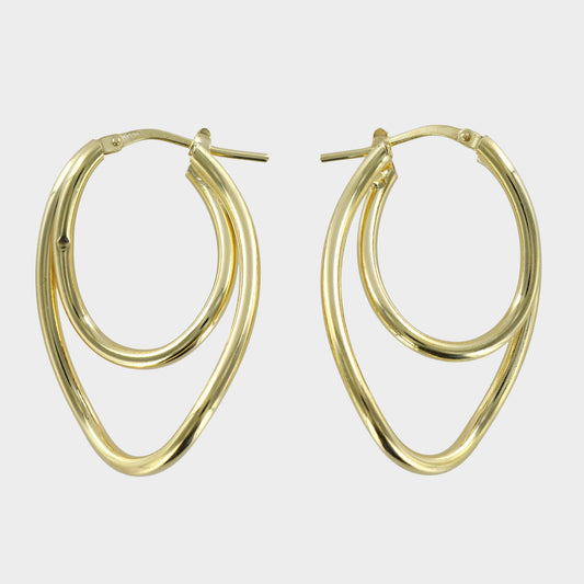 Twisted Paper Clips Gold Plated