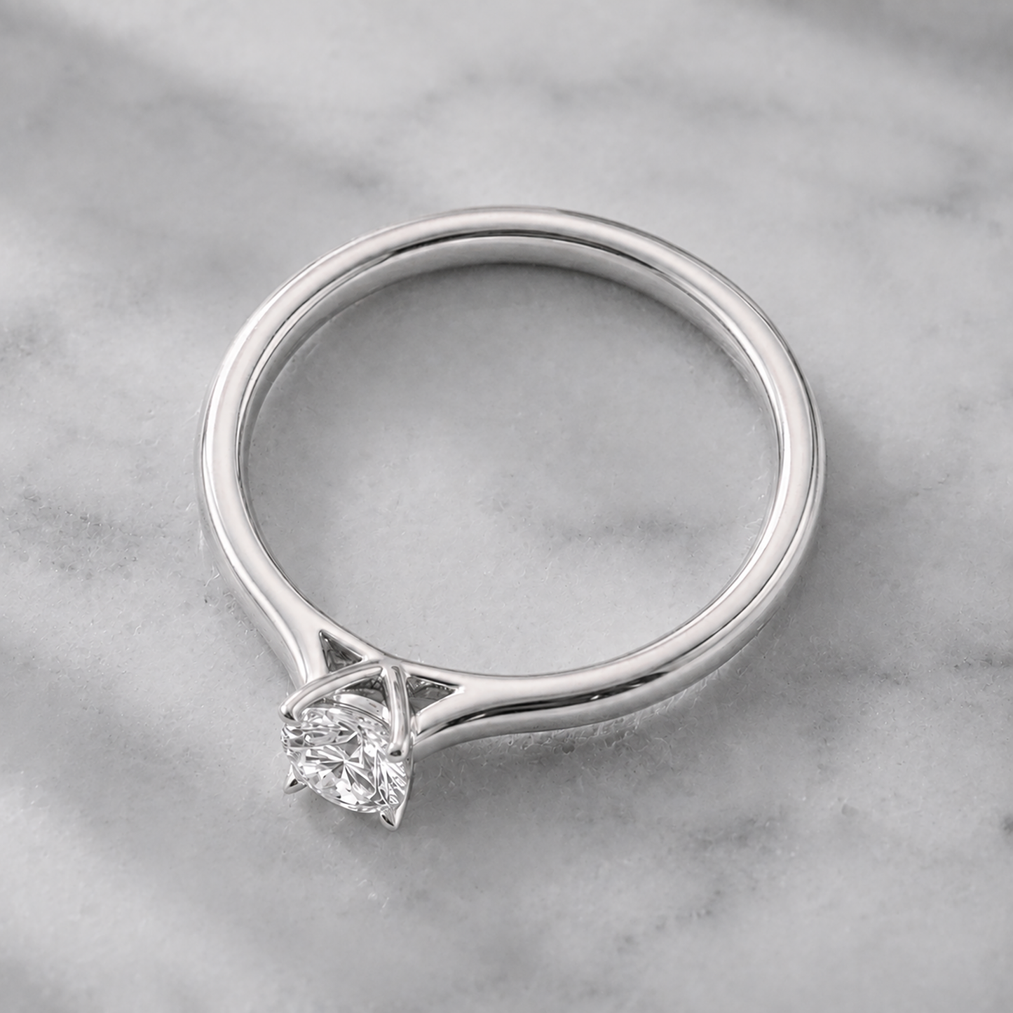 Empress Solitaire 0.30ct Lab-Grown Diamond Ring