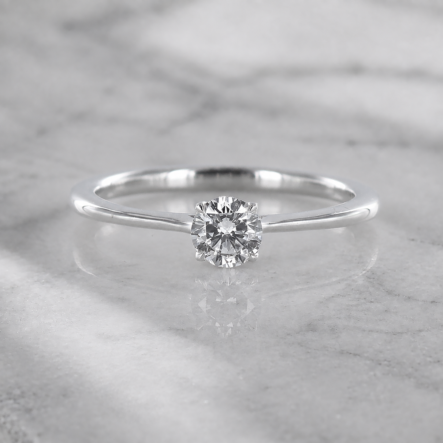 Empress Solitaire 0.30ct Lab-Grown Diamond Ring