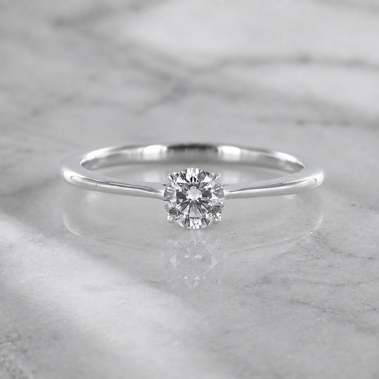 Empress Solitaire 0.30ct Lab-Grown Diamond Ring