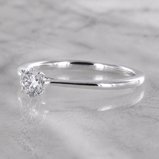 Empress Solitaire 0.30ct Lab-Grown Diamond Ring