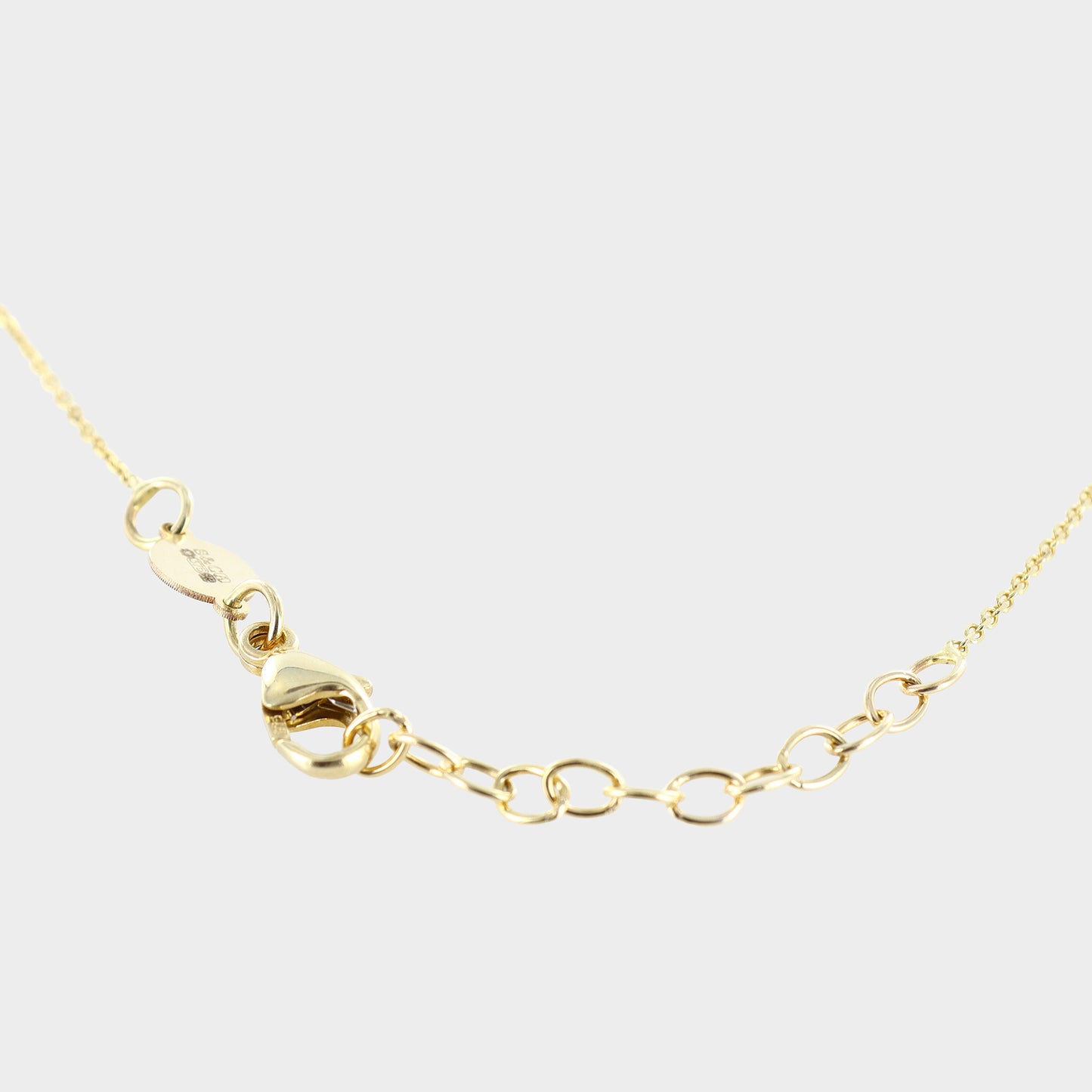 Engravable Disc Pendant 9ct Yellow Gold