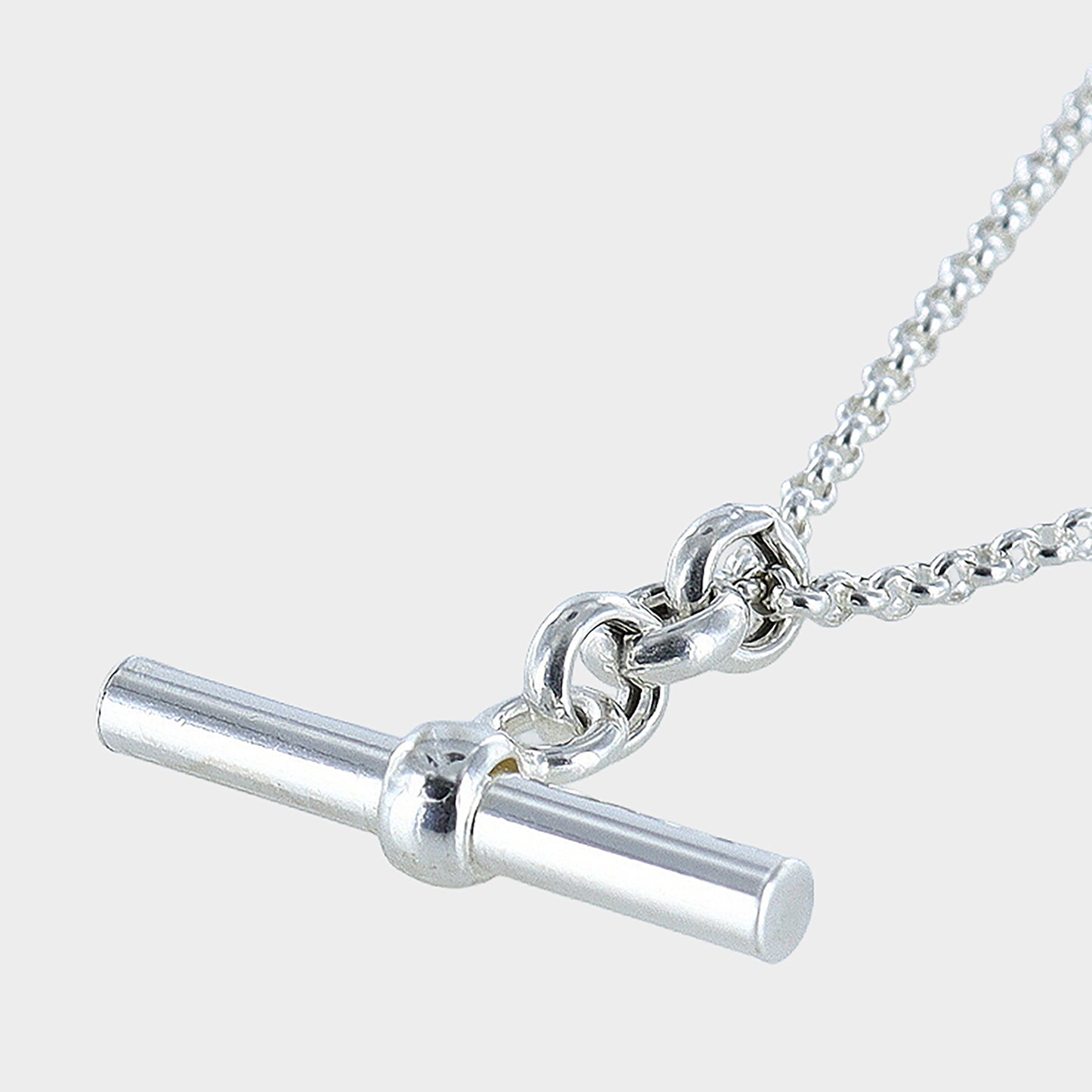 T-Bar Sterling Silver Necklace