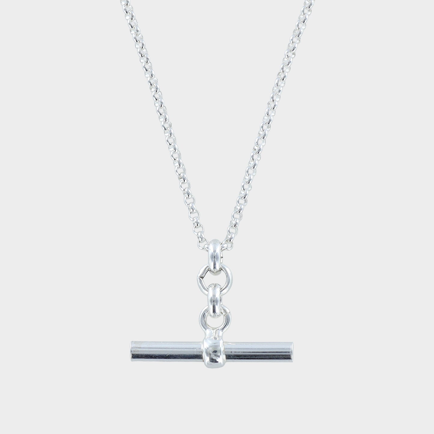 T-Bar Sterling Silver Necklace