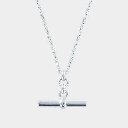 T-Bar Sterling Silver Necklace