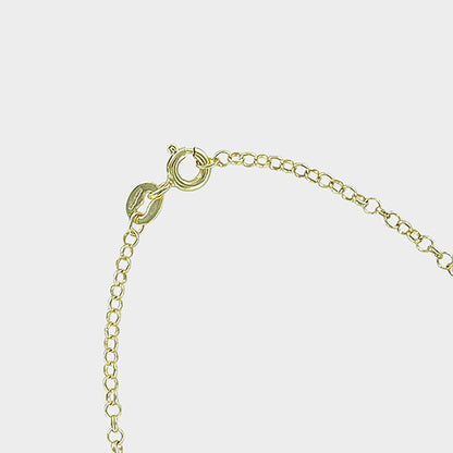 Heart Charm Bracelet 9ct Yellow Gold