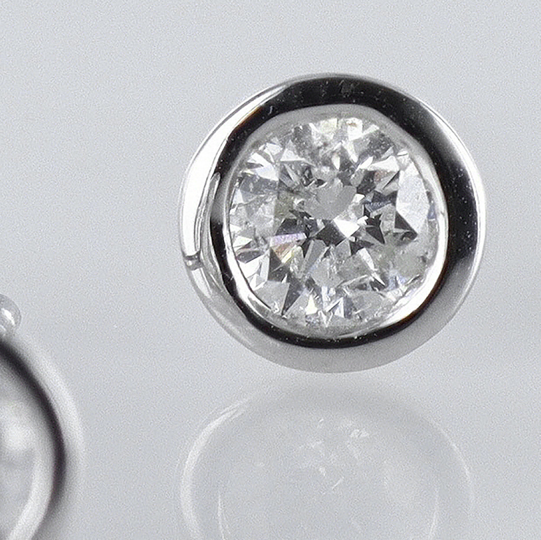 Rubover-Set Diamond Studs