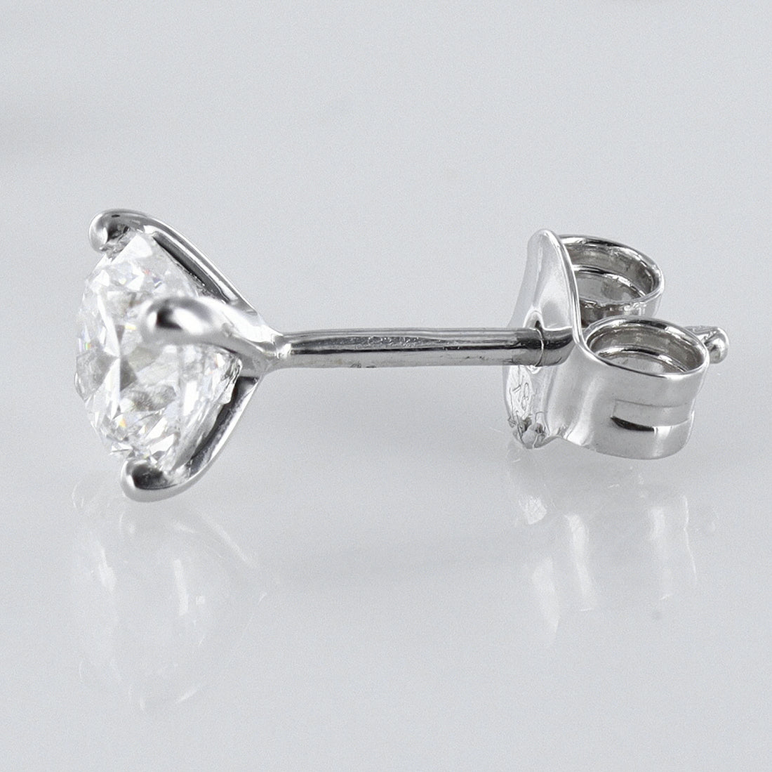 Diamond Studs 18ct White Gold GIA Certified