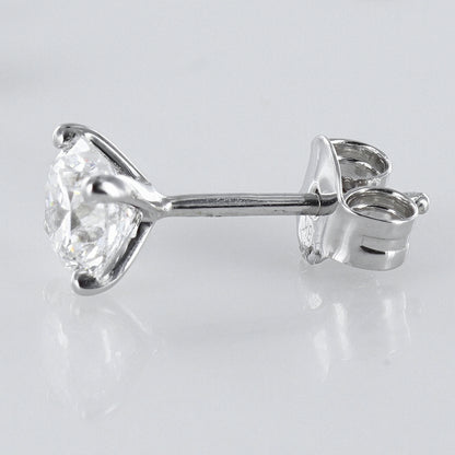 Diamond Studs 18ct White Gold GIA Certified