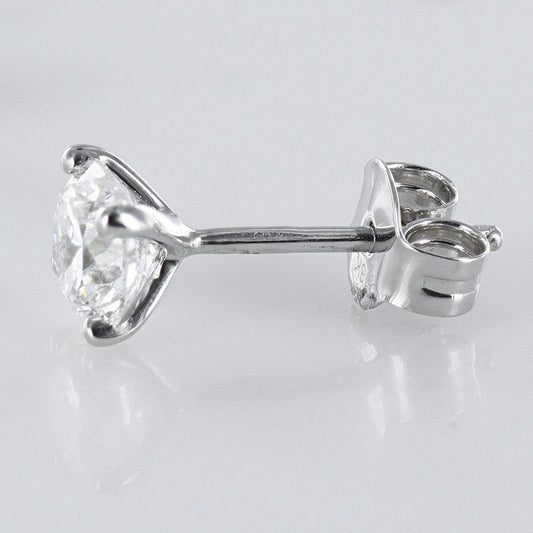 Diamond Studs 18ct White Gold GIA Certified