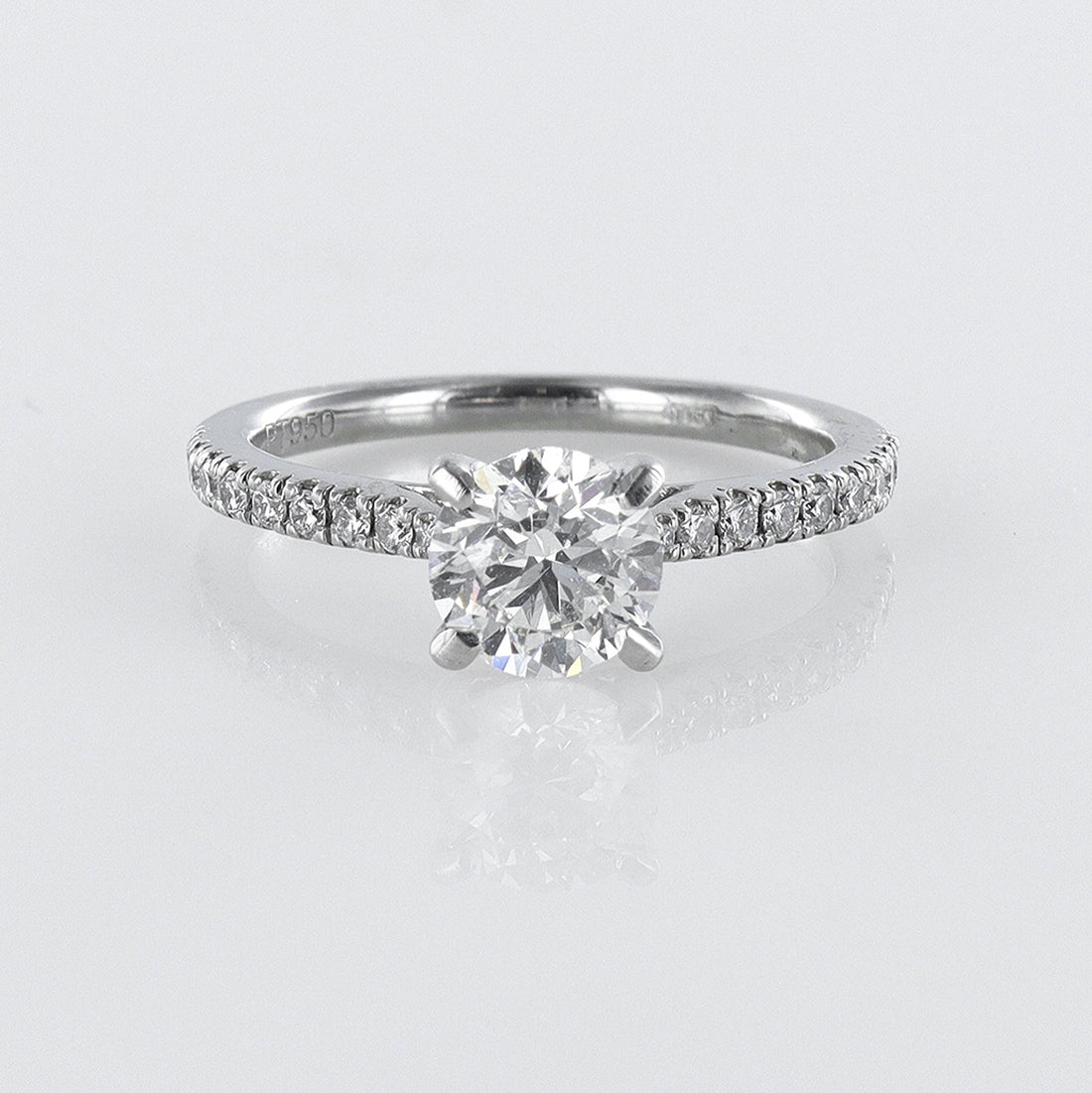1.19ct Diamond Solitaire GIA Certified Platinum Ring