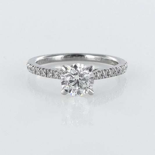 1.19ct Diamond Solitaire GIA Certified Platinum Ring