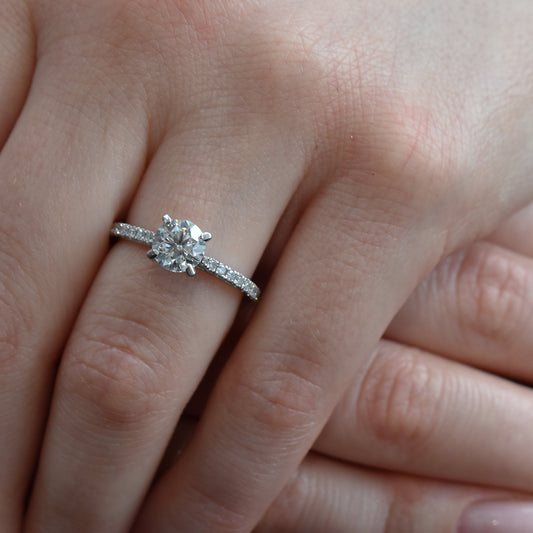1.19ct Diamond Solitaire GIA Certified Platinum Ring