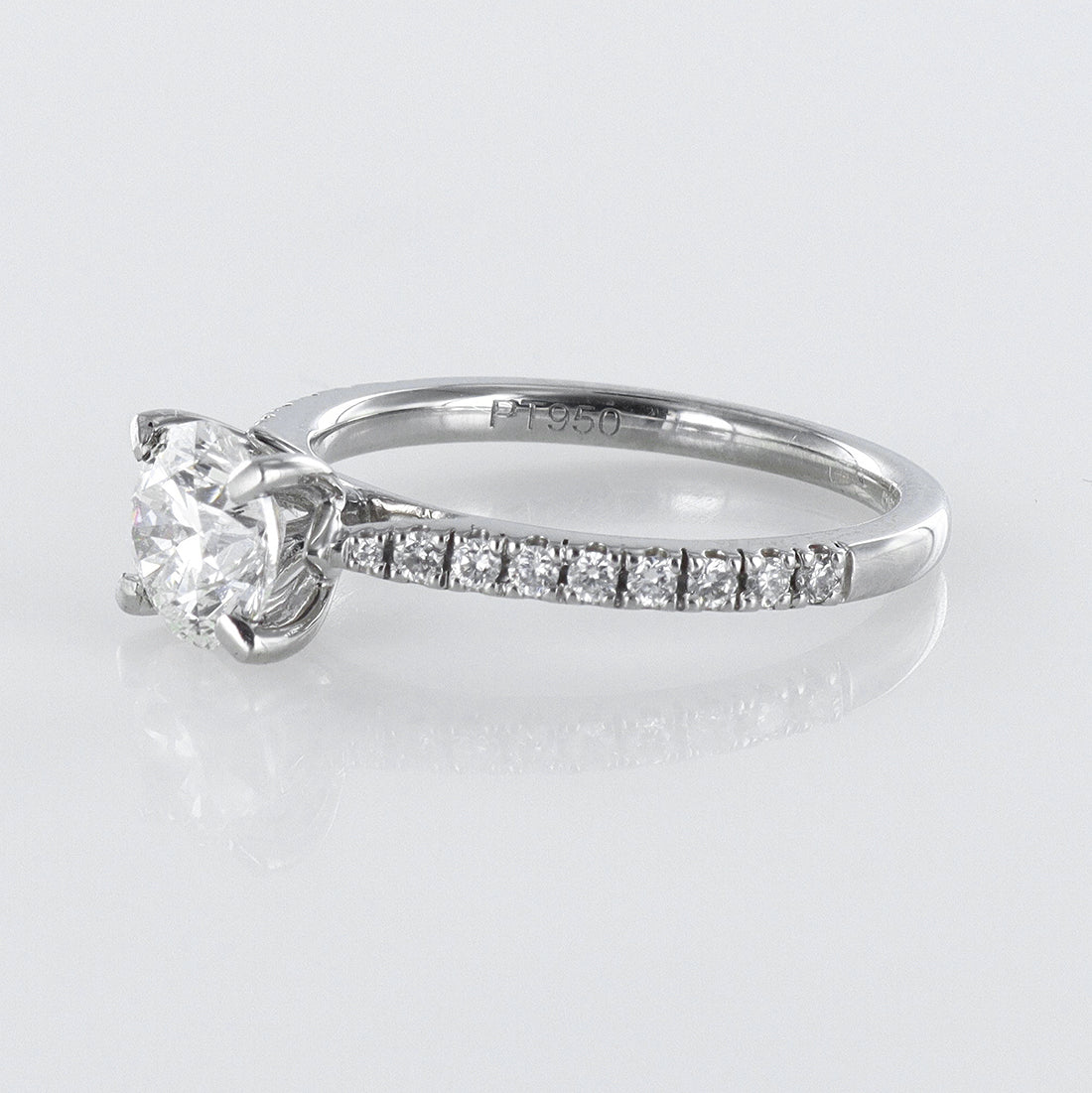 1.19ct Diamond Solitaire GIA Certified Platinum Ring