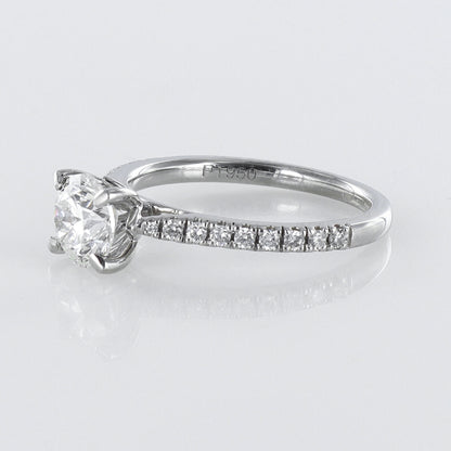 1.19ct Diamond Solitaire GIA Certified Platinum Ring