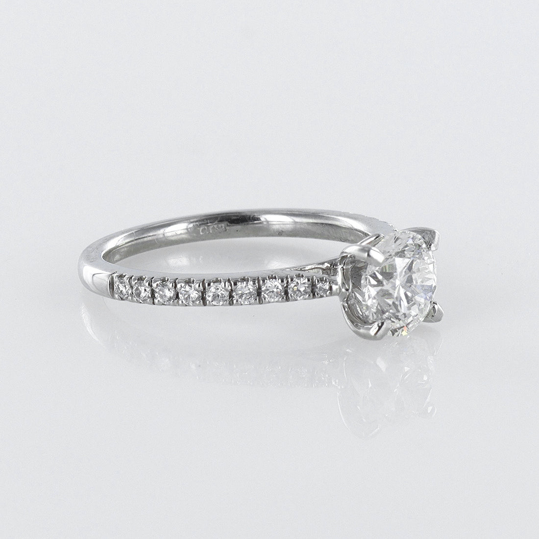 1.19ct Diamond Solitaire GIA Certified Platinum Ring