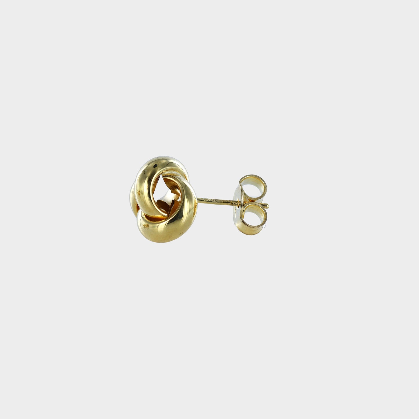 9ct Yellow Gold Knot Stud Earrings