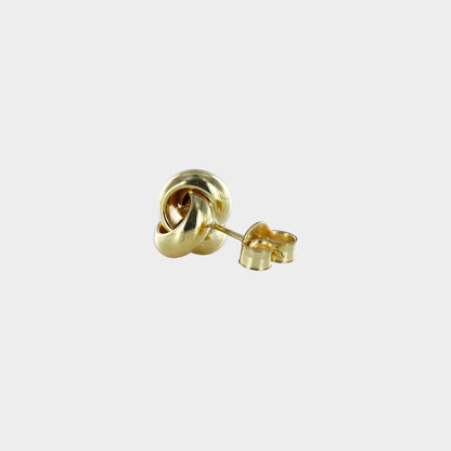 9ct Yellow Gold Knot Stud Earrings