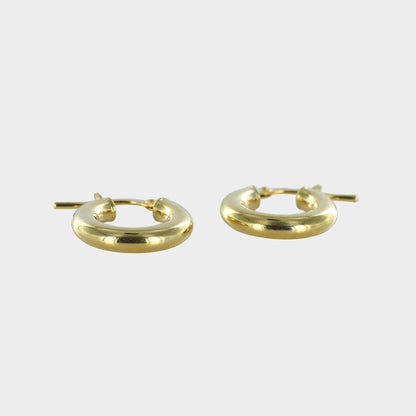 Mini 9ct Yellow Gold Hoop Earrings