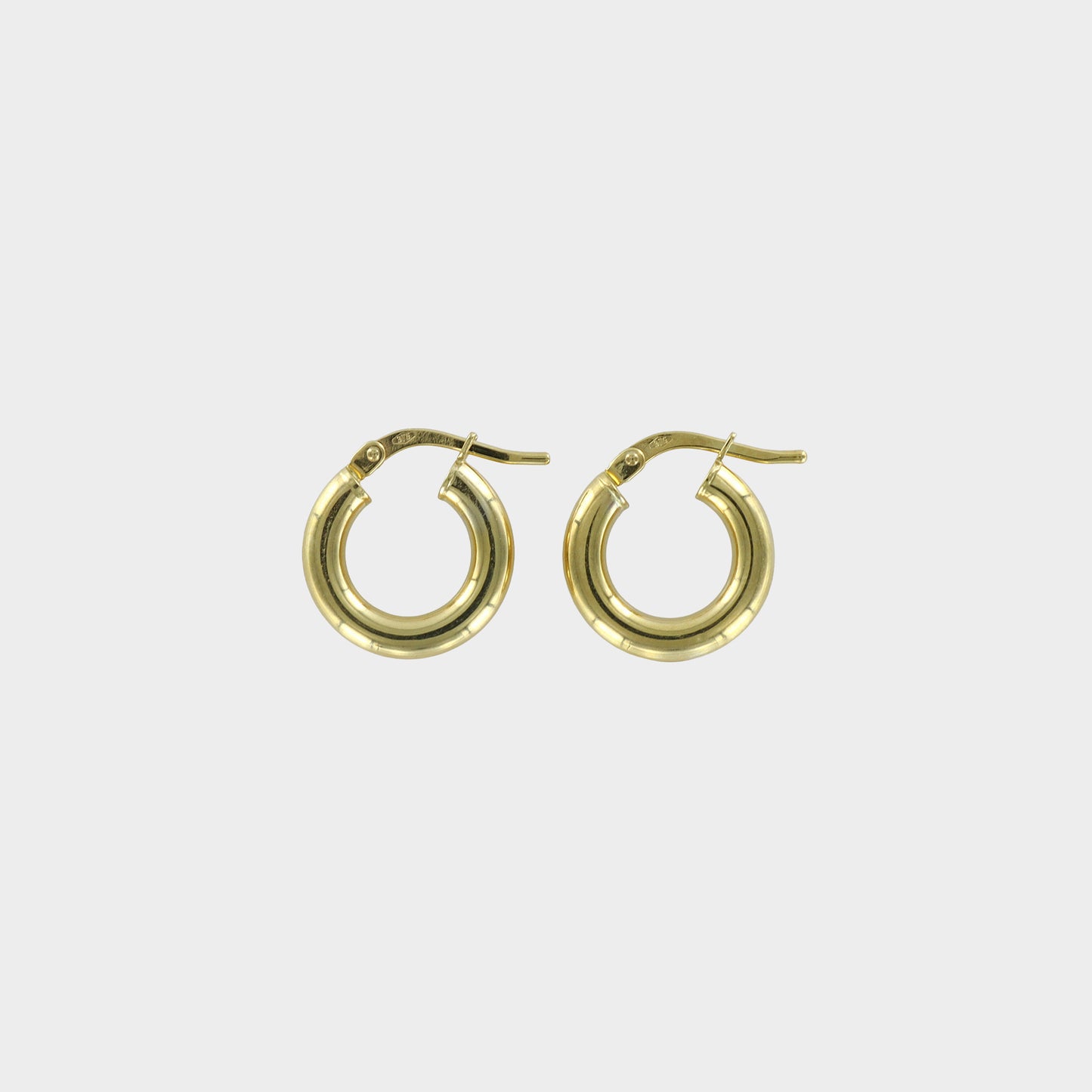 Mini 9ct Yellow Gold Hoop Earrings
