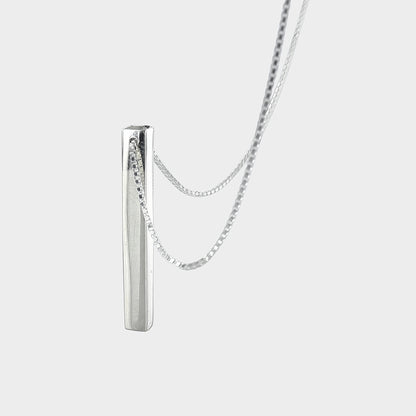 Sterling Silver Essential Bar Pendant