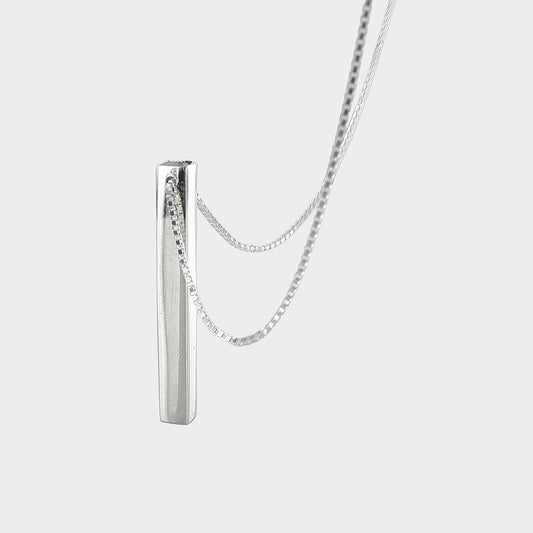 Sterling Silver Essential Bar Pendant