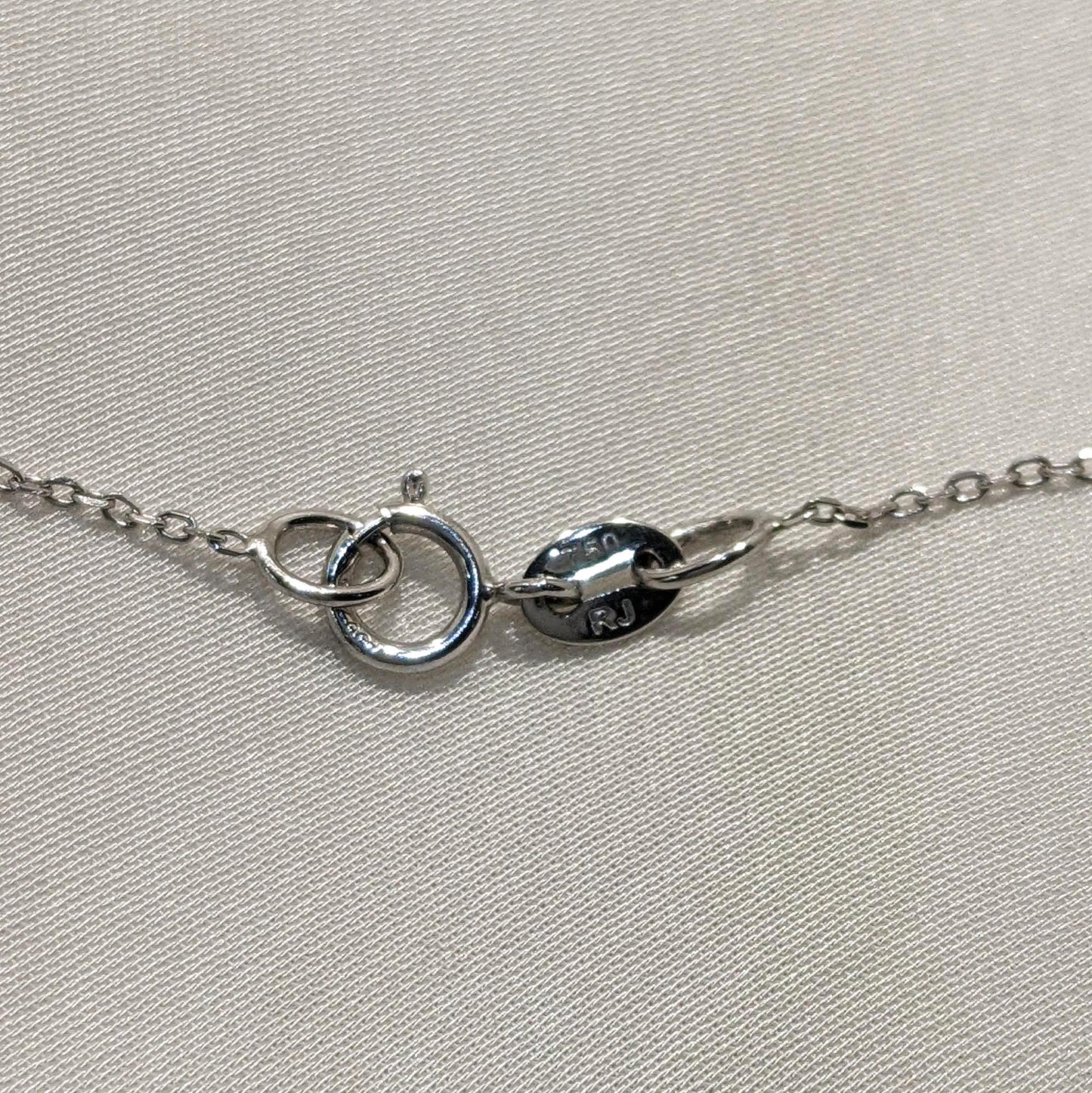 Diamond Marquise-Shape Halo Pendant 18ct White Gold