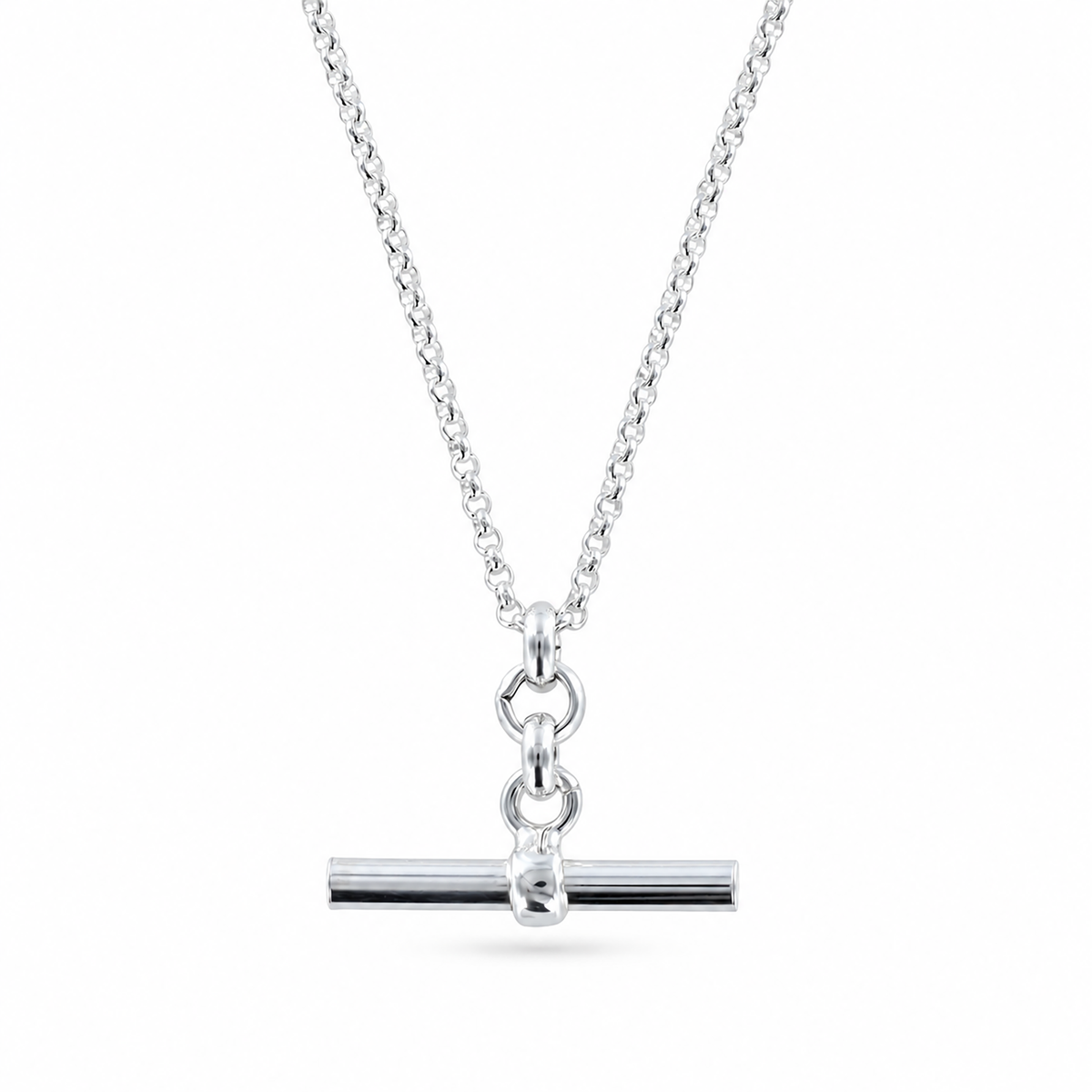T-Bar Sterling Silver Necklace