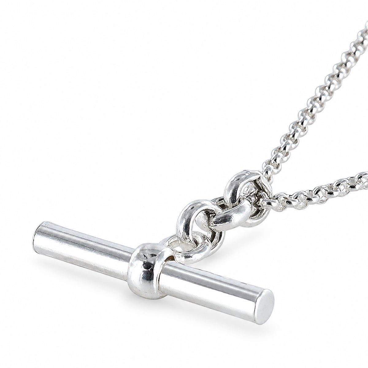 T-Bar Sterling Silver Necklace