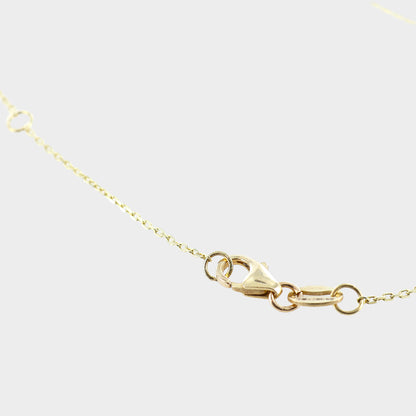 Squared Open Design Necklace 9ct Yellow Gold