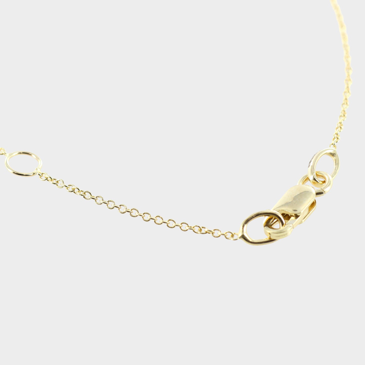 Offset Squares Necklace 9ct Yellow Gold