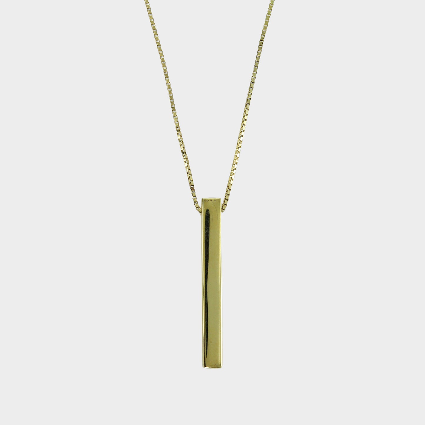 Gold-Plated Essential Bar Pendant