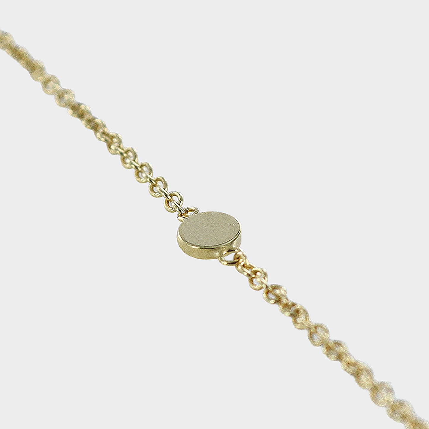 Fine Gold Disc Chain Bracelet 9ct Yellow Gold