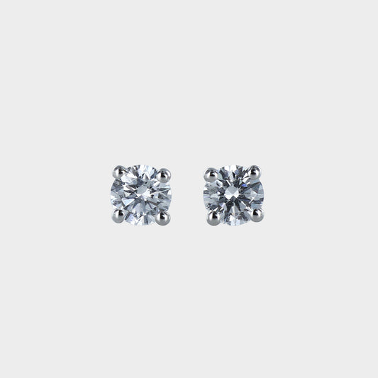 0.49ct Round Brilliant-Cut Lab-Grown Diamond Studs
