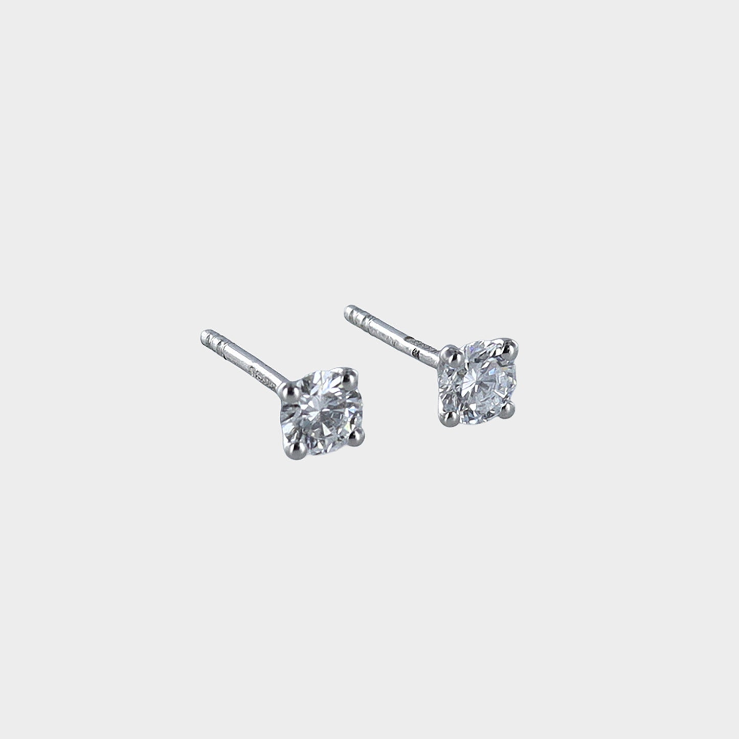 0.49ct Round Brilliant-Cut Lab-Grown Diamond Studs