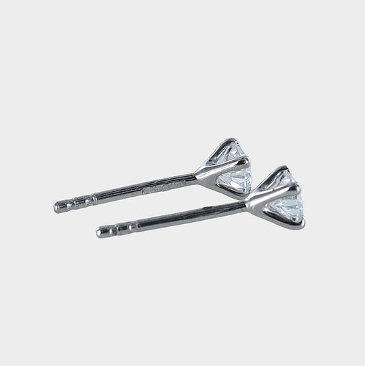 0.49ct Round Brilliant-Cut Lab-Grown Diamond Studs