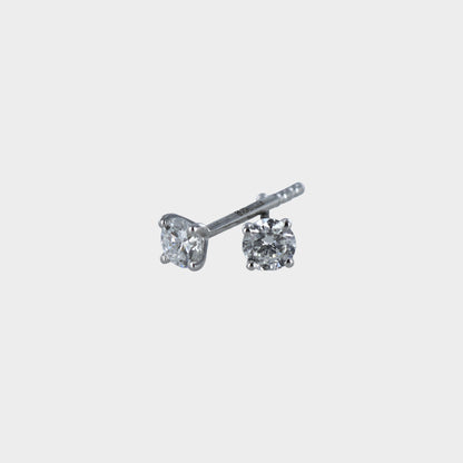 0.25ct Round Brilliant-Cut Lab-Grown Diamond Studs