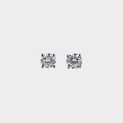 0.25ct Round Brilliant-Cut Lab-Grown Diamond Studs